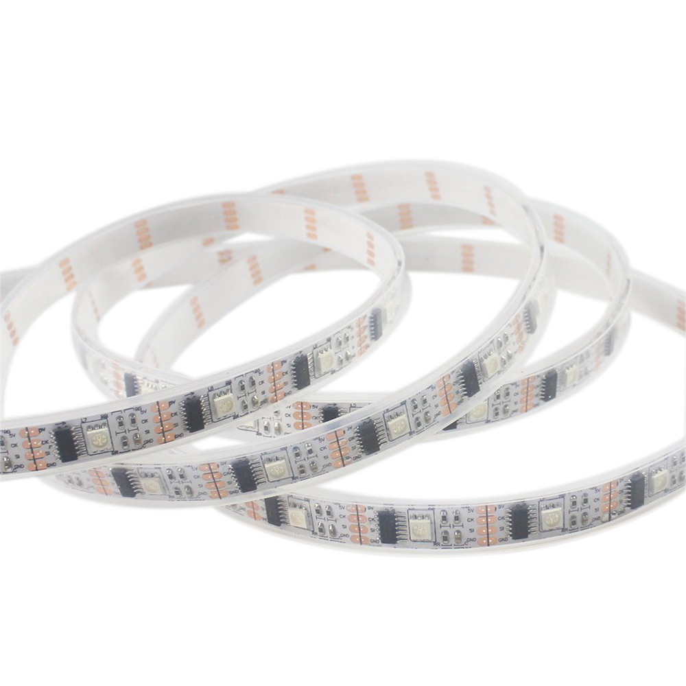 WS2801 DC5V Series Flexible LED Strip Lights, Programmable Pixel Full Color Chasing, Outdoor Waterproof IP67, 160LEDs 16.4ft Per Reel By Sale WS2801 DC5V Series Flexible LED Strip Lights, Programmable Pixel Full Color Chasing, Outdoor Waterproof IP67, 160LEDs 16.4ft Per Reel By Sale